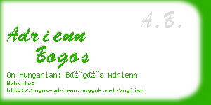 adrienn bogos business card